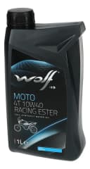 Imagen principal de ACEITE MOTO 4T 10W40 RACING 1L ESTER SIN WOLF
