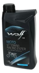 Imagen principal de ACEITE MOTO 4T 10W50 RACING 1L ESTER SIN WOLF
