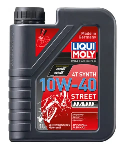ACEITE SINTETICO 10W40 STREET RACE LIQUI MOLY
