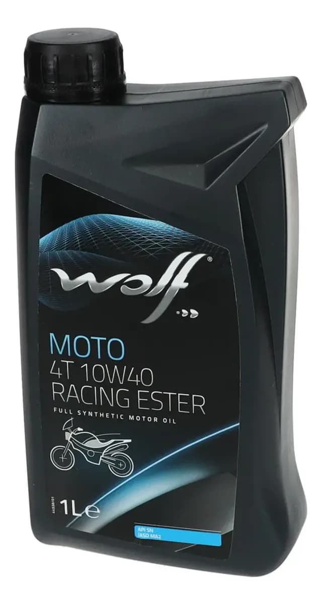ACEITE MOTO 4T 10W40 RACING 1L ESTER SIN WOLF