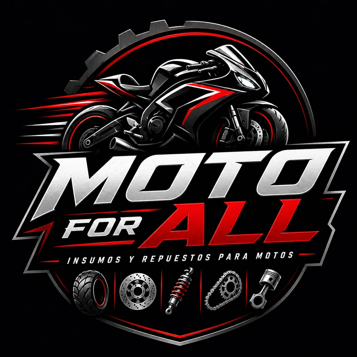 Logo Moto For All